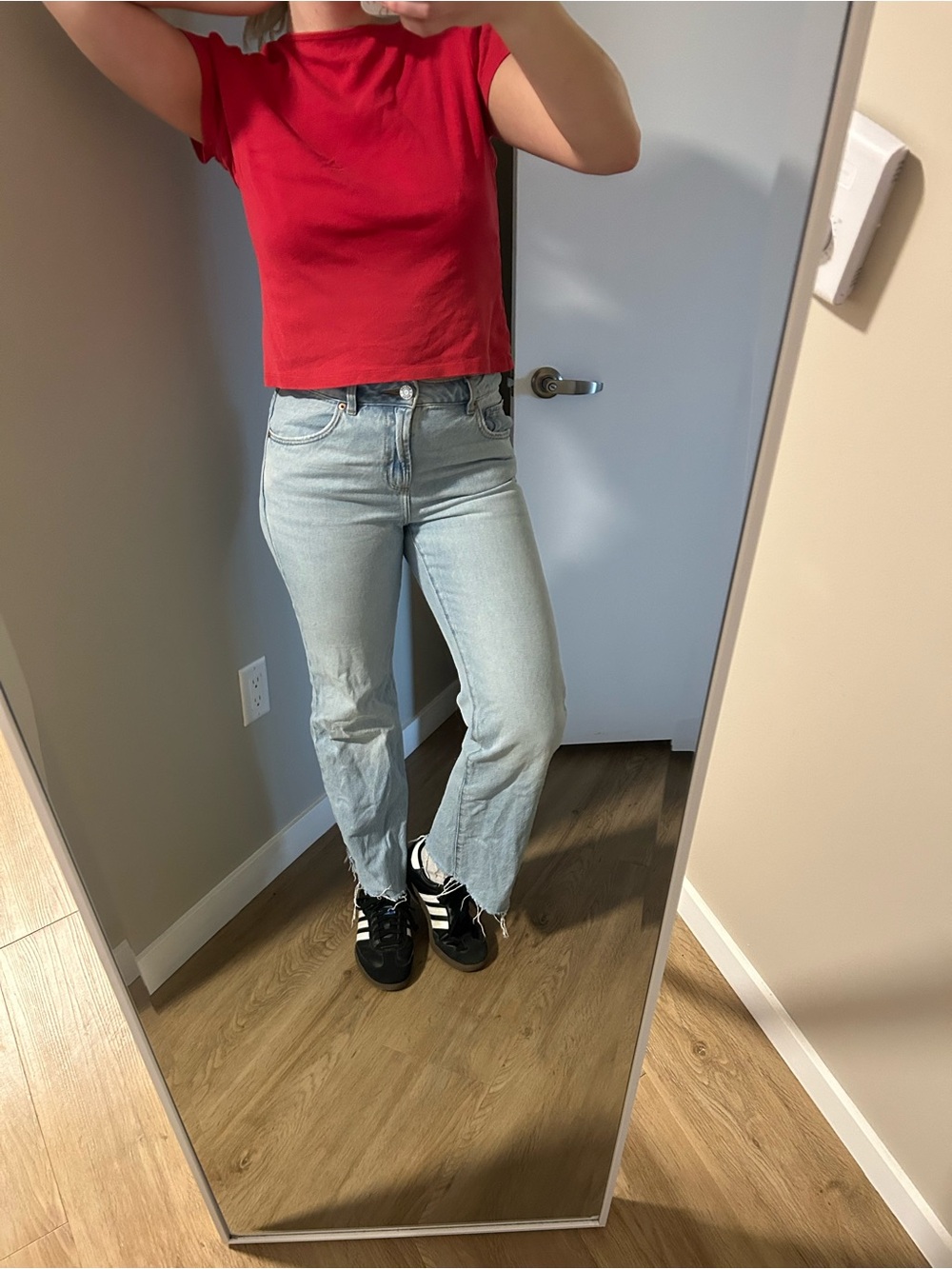 Garage Light Blue 90s Straight Leg Jeans